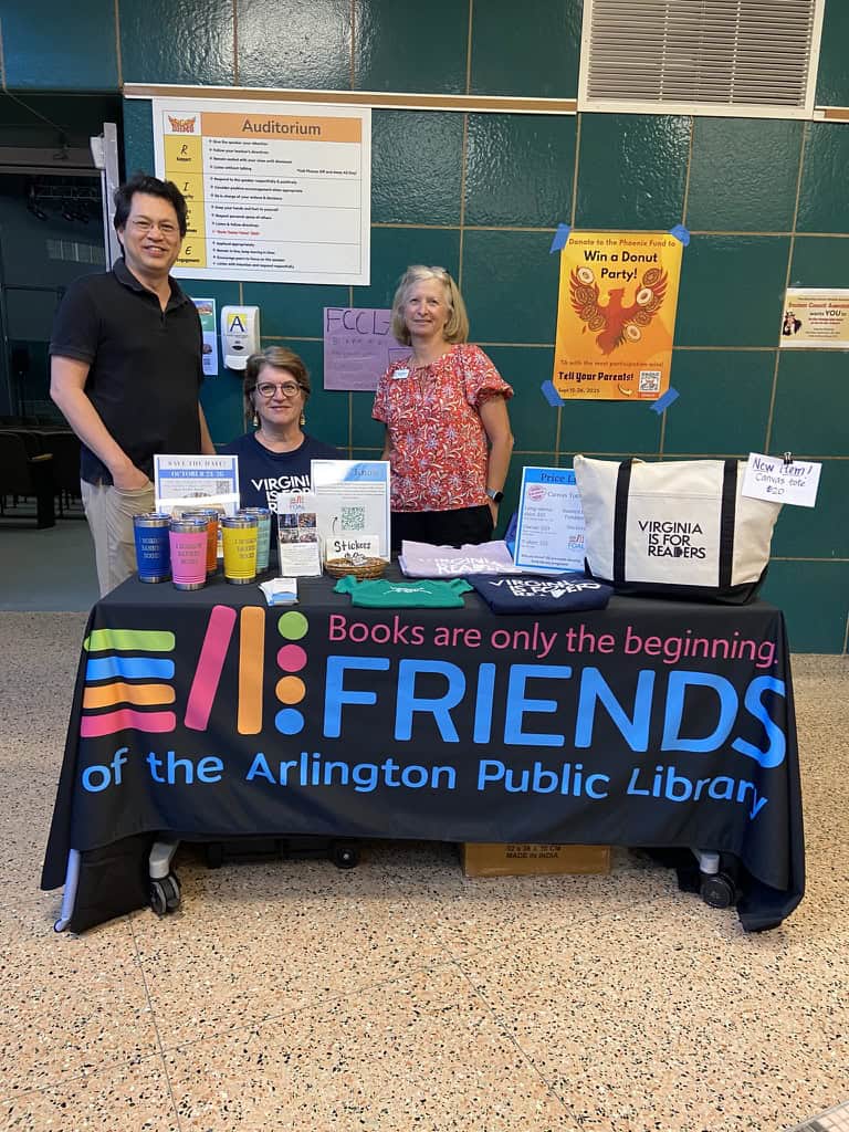 FOAL Tabling at the Mike Curato Arlington Reads